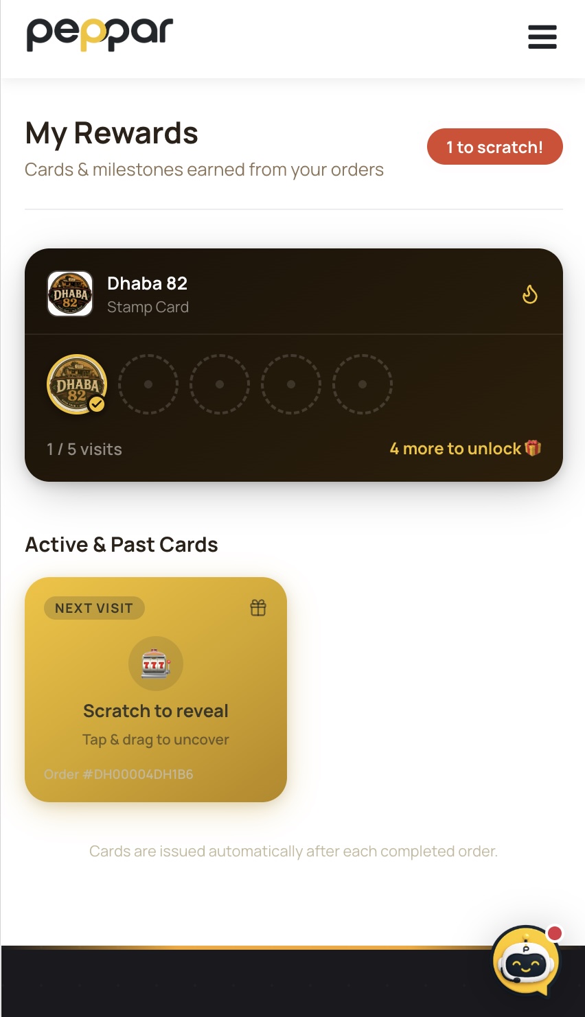 Loyalty program on Peppar